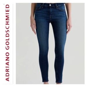 AG Adriano Goldschmied The FARRAH SKINNY ANKLE High Rise Dark Women's Size 28R